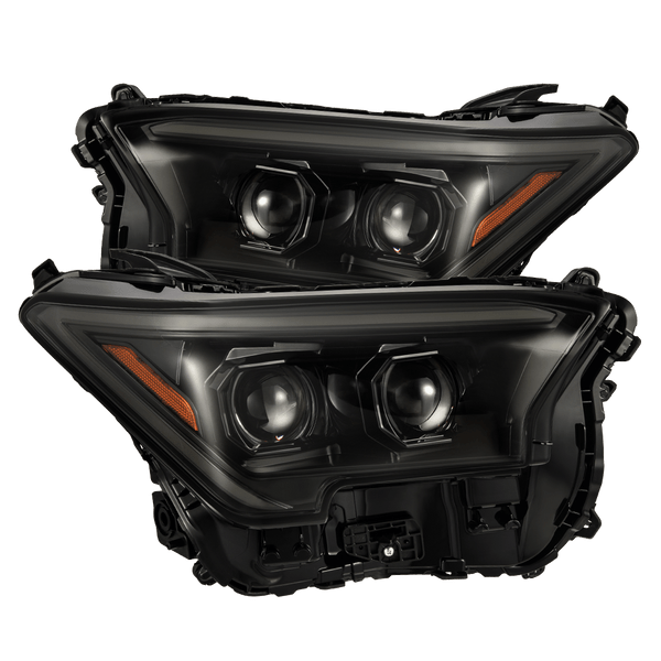 24-25 Toyota Tacoma LUXX-Series LED Projector Headlights Alpha-Black