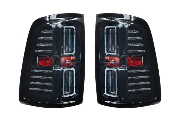 XB LED Tail Lights: Dodge Ram 1500 (19+ / Gen I / Smoked Lens / Set)