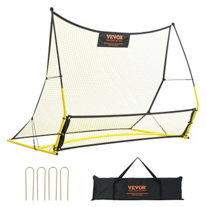  Soccer Trainer, 2-IN-1 Portable Soccer Rebounder Net, 71"x40" Iron Soccer Practice Equipment, Spor E415-ZQHDWTZDZBXGZ780TV0