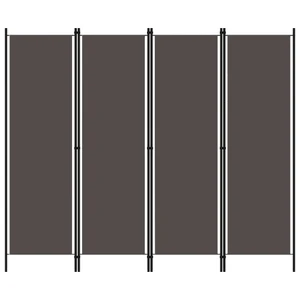  4-Panel Room Divider Anthracite 78.7"x70.9 A949-320721