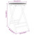  Folding Patio Table 21.7"x29.5" Bamboo A949-365881