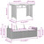  2 Piece Patio Dining Set with Cushions Brown Poly Rattan A949-366330