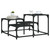  Coffee Table Black 26.8"x26.8"x15.7" Engineered Wood A949-837747