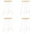  Bar Stools 4 pcs Solid Mango Wood A949-320650