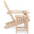  Patio Adirondack Chair with Table Solid Fir Wood A949-315922
