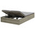  Convertible Sun Bed with Cushion Poly Rattan Gray A949-46244