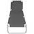  Foldable Sunlounger with Adjustable Backrest Gray A949-44293