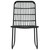  3 Piece Patio Dining Set Poly Rattan and Glass A949-3060249