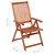  Folding Patio Chairs 4 pcs Solid Acacia Wood A949-3065515