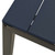 Patio Bench 43.3" Steel and WPC Black A949-317141