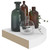  Floating Corner Shelves 2 pcs White 9.8"x9.8"x1.5" MDF A949-323896