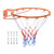  Basketball Rim, Wall Door Mounted Basketball Hoop, Heavy Duty Q235 Basketball Flex Rim Goal Replac E415-LK18CBZKFTSG8I4J6V0