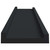  Picture Frame Ledge Shelves 2 pcs Black 23.6"x3.5"x1.2" MDF A949-323932