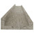  Wall Shelves 2 pcs Concrete Gray 31.5"x3.5"x1.2 A949-326701