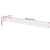 2 White MDF Floating Wall Display Shelves Book/DVD Storage A949-242185