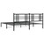  Metal Bed Frame without Mattress with Headboard Black 76"x79.9 A949-376330