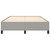  Bed Frame without Mattress Light Gray 53.9"x74.8" Full Fabric A949-347104