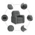  Recliner Chair Dark Grey Fabric A949-3303546