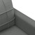  2-Seater Sofa Dark Gray 47.2" Fabric A949-359084