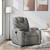  Massage Recliner Chair Dark Grey Fabric A949-3205969