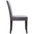  Dining Chairs 2 pcs Gray Faux Suede Leather A949-249292