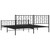  Metal Bed Frame without Mattress with Footboard Black 76"x79.9 A949-374461