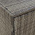  Garden Storage Cabinet Gray 78"x21.9"x31.5" Poly Rattan A949-319871