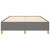  Bed Frame without Mattress Dark Gray 53.9"x74.8" Full Fabric A949-347204
