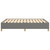  Bed Frame without Mattress Dark Gray 53.9"x74.8" Full Fabric A949-347204