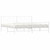  Metal Bed Frame without Mattress with Footboard White 76"x79.9 A949-376299