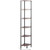  6 Tier Corner Shelf with LED Light, 68" Tall Corner Bookshelf with Storage Shelves for Collectible E415-ZLSZJSNJTMK60HWF0001V9