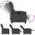  Recliner Chair Gray Real Leather A949-371792