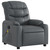  Massage Recliner Chair Grey Faux Leather A949-3206905