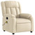  Massage Recliner Chair Cream Fabric A949-3205779