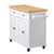  Kitchen Island Cart with Storage, 43.7 in Wide Mobile Rolling Storage Island on Swivel Wheels, wit E415-CFD2C4M09MBKTJ2XE001V0