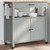  Kitchen Trolley MONZA 33.1"x15.7"x34.8" Solid Wood Pine A949-376107
