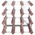  Wine Rack for 12 Bottles Brown Solid Wood Pine A949-340891