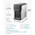  Water Dispenser with Ice Maker, 3-in-1 Countertop Water Dispenser, 35 LBS/24H, 12 Cubes/7 Min Fast E415-DGNZBJTMSLSZ2NNVG001V1