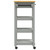  Kitchen Trolley MONZA 18.9"x15.7"x34.8" Solid Wood Pine A949-376080