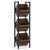 Rustic Farmhouse Industrial 3 Bin 36 Bottle Wine Rack Storage Display Shelf Q280-INWRST892831