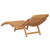  Sun Lounger Solid Teak Wood Brown A949-42008387