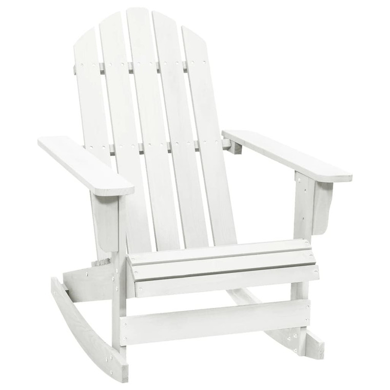  Patio Rocking Chair Wood White A949-40861