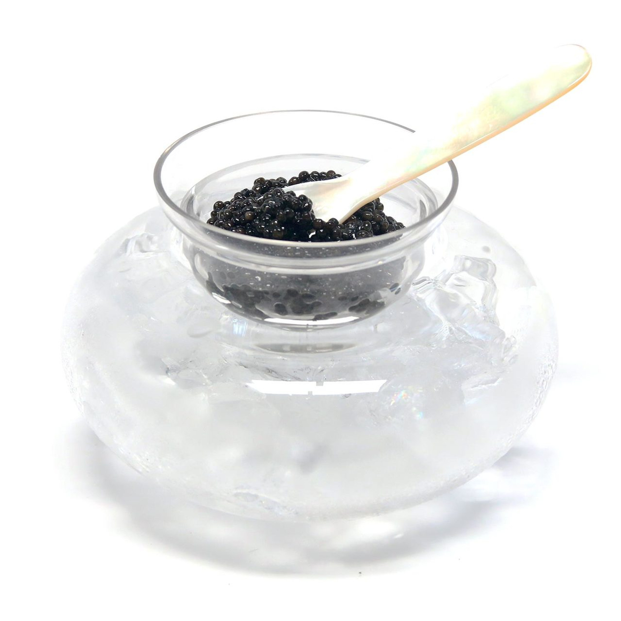 Glass Caviar Service