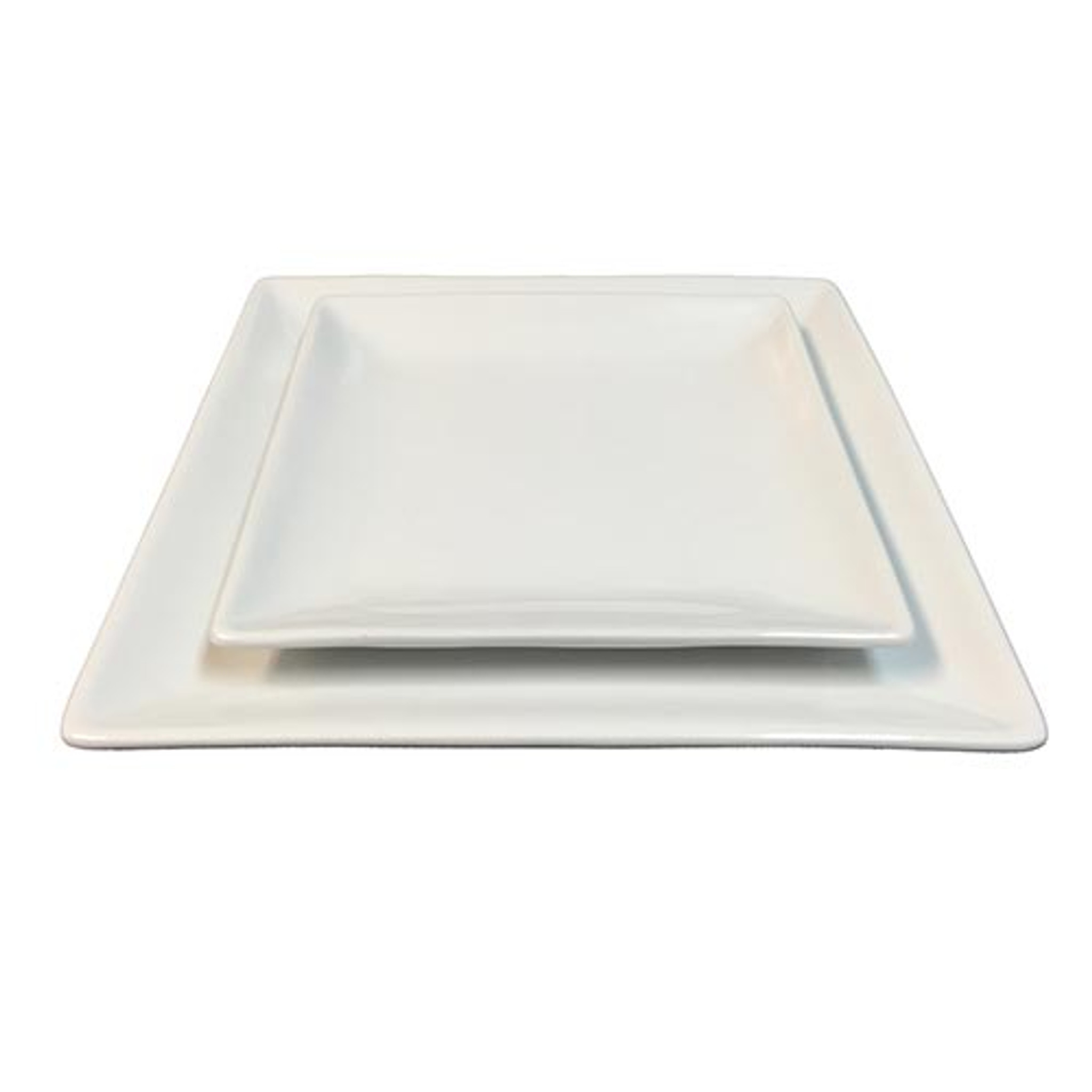Square Plate, Vitrified Porcelain, Durable Hotel Ware