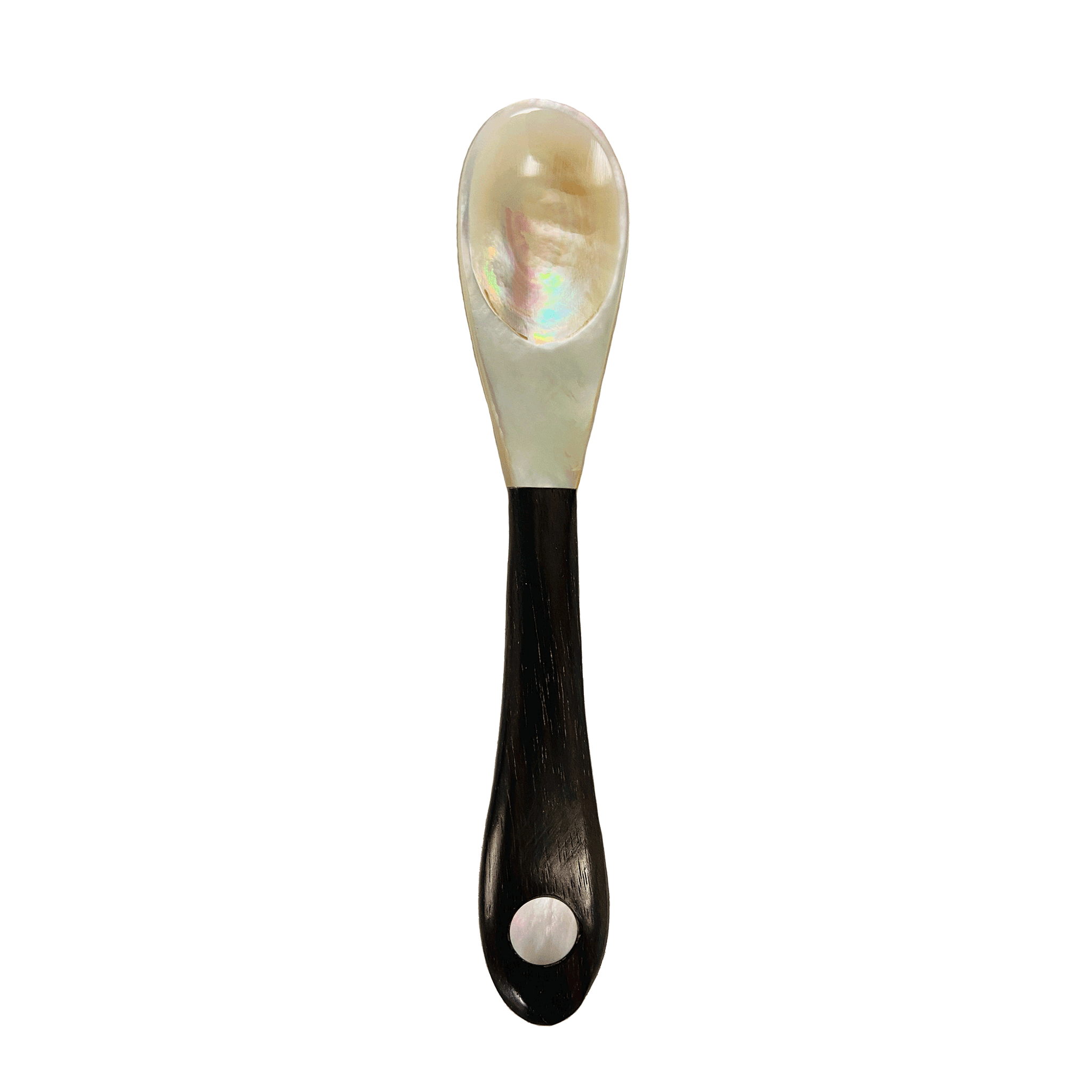 Mother Of Pearl Spoon With Wooden Handle Caviar Star   Mother Of Pearl Spoon With Dark Wooden Handle  13756.1661873098 