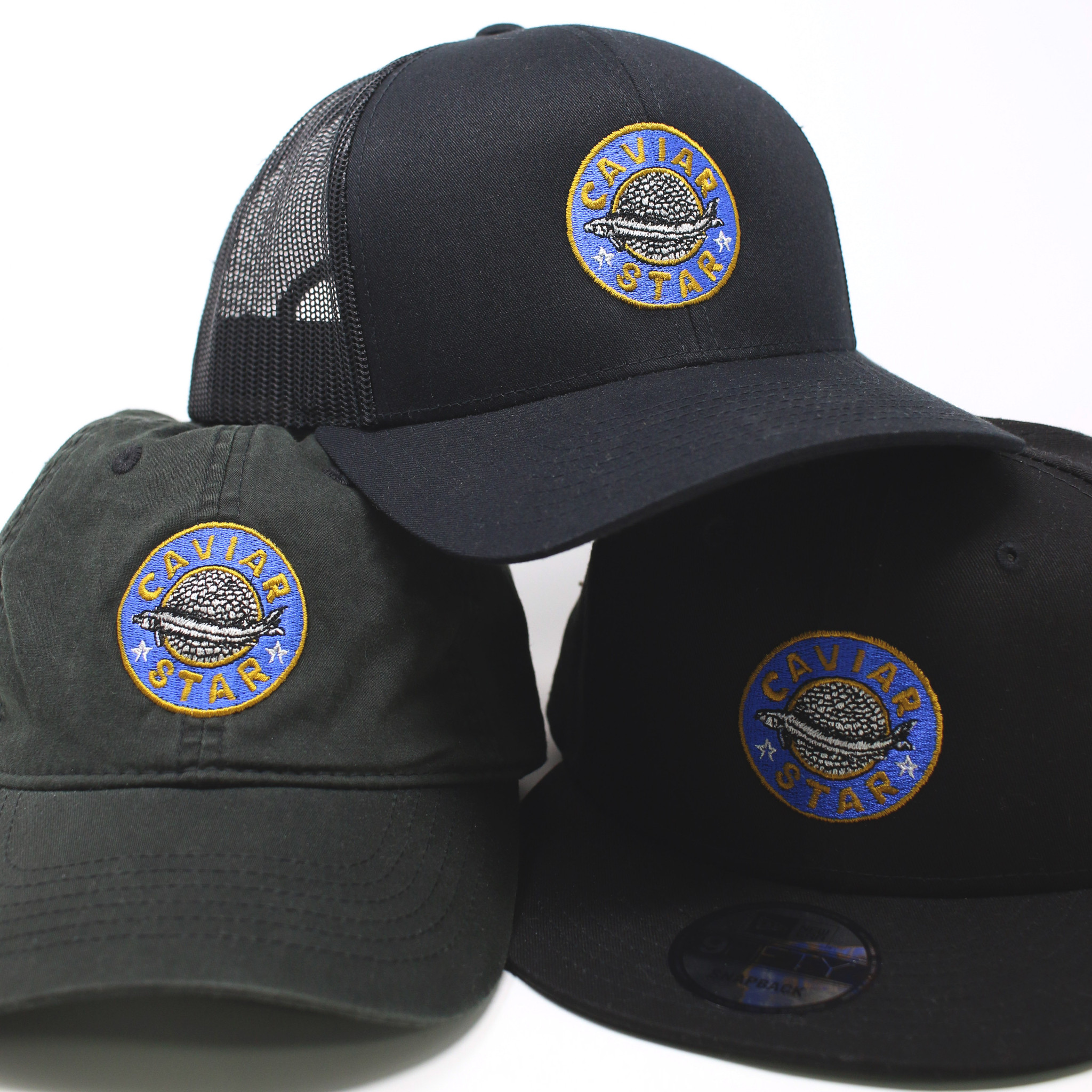 Caviar Start Original Tin Embroidered Logo Hat