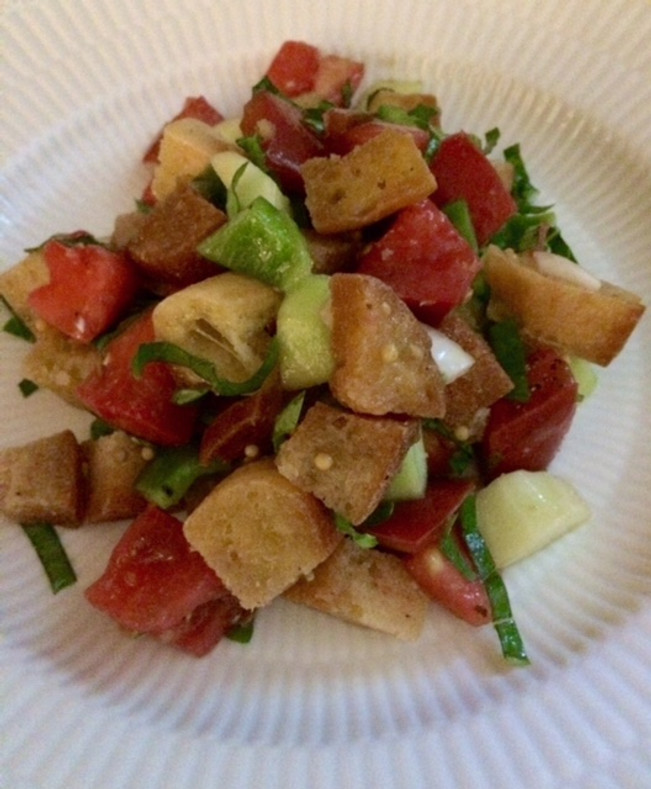 Caviar Recipes - White Balsamic Panzanella