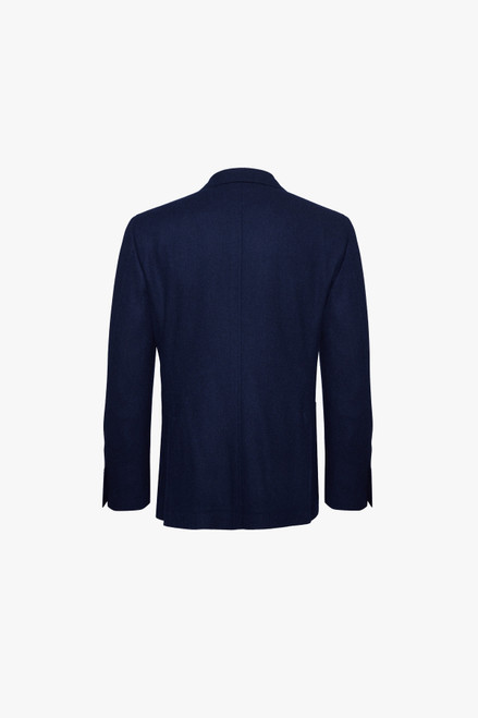 Navy Blazer, "Griffon" Embroidery
