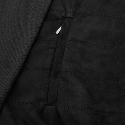 Black zip-up jogging jacket "padded"