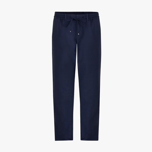 Blue trousers, slim fit, jogging style